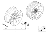 Diagram for BMW 530i Alloy Wheels - 36116751761