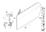 Diagram for 2012 BMW 328i xDrive Door Hinge - 41517046056