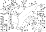 Diagram for BMW Z4 Fuel Door Release Cable - 51258234143