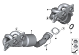 Diagram for 2008 BMW X5 Exhaust Manifold - 18407558770