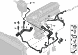 Diagram for 2005 BMW 525i Cooling Hose - 17127519255