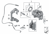 Diagram for 2011 BMW X3 Brake Caliper - 34106790922