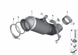 Diagram for BMW Catalytic Converter - 18327643152