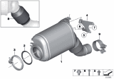 Diagram for 2014 BMW X5 Exhaust Hanger - 18208515502