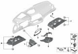 Diagram for 2019 BMW 330i xDrive Steering Column Cover - 51456842239