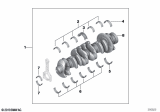 Diagram for BMW ActiveHybrid 5 Crankshaft Thrust Washer Set - 11217515373