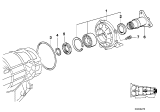 Diagram for BMW Alpina V8 Roadster Automatic Transmission Seal - 24131422667