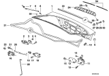 Diagram for BMW 320i Door Lock - 51241960861