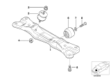 Diagram for BMW 525i Motor And Transmission Mount - 22321092477