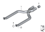 Diagram for 2014 BMW 760Li Exhaust Pipe - 18307590764
