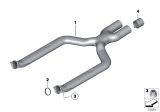 Diagram for BMW 760Li Exhaust Resonator - 18307590764