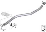 Diagram for BMW X5 Exhaust Pipe - 18308648379
