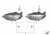 Diagram for 2011 BMW X5 M Headlight - 63117287017