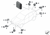 Diagram for BMW M5 Parking Assist Distance Sensor - 66209270495