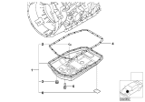 Diagram for BMW 525i Transmission Pan - 24117507556