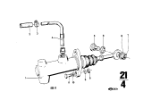 Diagram for 1972 BMW Bavaria Clutch Master Cylinder - 21521114539