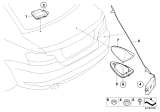 Diagram for BMW 135i Antenna - 65209122100