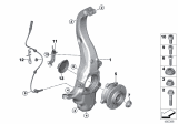 Diagram for 2016 BMW X6 Wheel Bearing - 31226851590