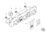 Diagram for 2008 BMW 528i Blower Control Switches - 64119155643