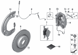 Diagram for BMW 540i Brake Pads - 34116883470