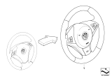 Diagram for 2010 BMW 528i xDrive Steering Wheel - 32340430470