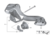 Diagram for 2003 BMW X5 Motor And Transmission Mount - 22311096728