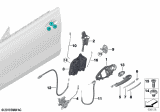 Diagram for 2019 BMW 640i xDrive Gran Turismo Door Latch Cable - 51215A077A3