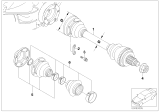 Diagram for BMW 850i CV Boot - 33219067805