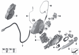 Diagram for BMW X6 Door Lock Actuator Motor - 51217318419