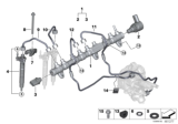 Diagram for BMW 540d xDrive Fuel Injector - 13538571565