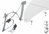 Diagram for BMW 440i xDrive Window Regulator - 51337352747