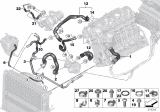 Diagram for 2010 BMW 135i Cooling Hose - 17127599454