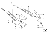 Diagram for BMW 530i Wiper Blade - 61612455442