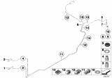 Diagram for 2009 BMW 750i Brake Line - 34326789263