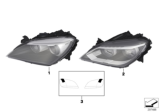 Diagram for BMW 650i xDrive Gran Coupe Headlight - 63127358361