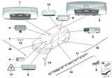 Diagram for 2020 BMW i3 Interior Light Bulb - 63319248671