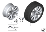 Diagram for BMW 840i xDrive Gran Coupe Alloy Wheels - 36116867338