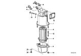 Diagram for 1985 BMW 524td Oil Filter Housing - 11422241141