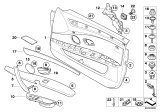 Diagram for 2009 BMW M5 Door Armrest - 51418044418