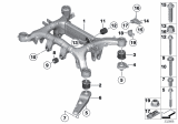 Diagram for BMW 750Li Rear Crossmember - 33316794666