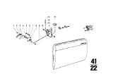 Diagram for 1970 BMW 2002 Door Lock Actuator - 51211823847