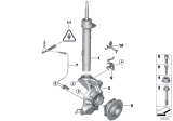 Diagram for BMW 128i Shock Absorber - 31316786023