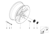 Diagram for BMW Z8 Alloy Wheels - 36111096197