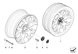 Diagram for 2004 BMW X3 Alloy Wheels - 36113401202