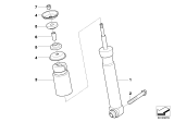 Diagram for 2009 BMW 535i xDrive Shock Absorber - 33526786525