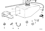 Diagram for 1982 BMW 320i Washer Pump - 61661360905