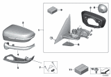 Diagram for 2018 BMW 530e Mirror Cover - 51167498968