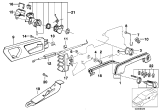 Diagram for 1988 BMW 750iL Door Latch Cable - 51211950207