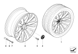 Diagram for BMW 535i Alloy Wheels - 36116777350