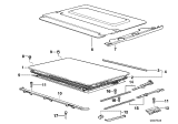 Diagram for 1996 BMW 328i Weather Strip - 54128165954